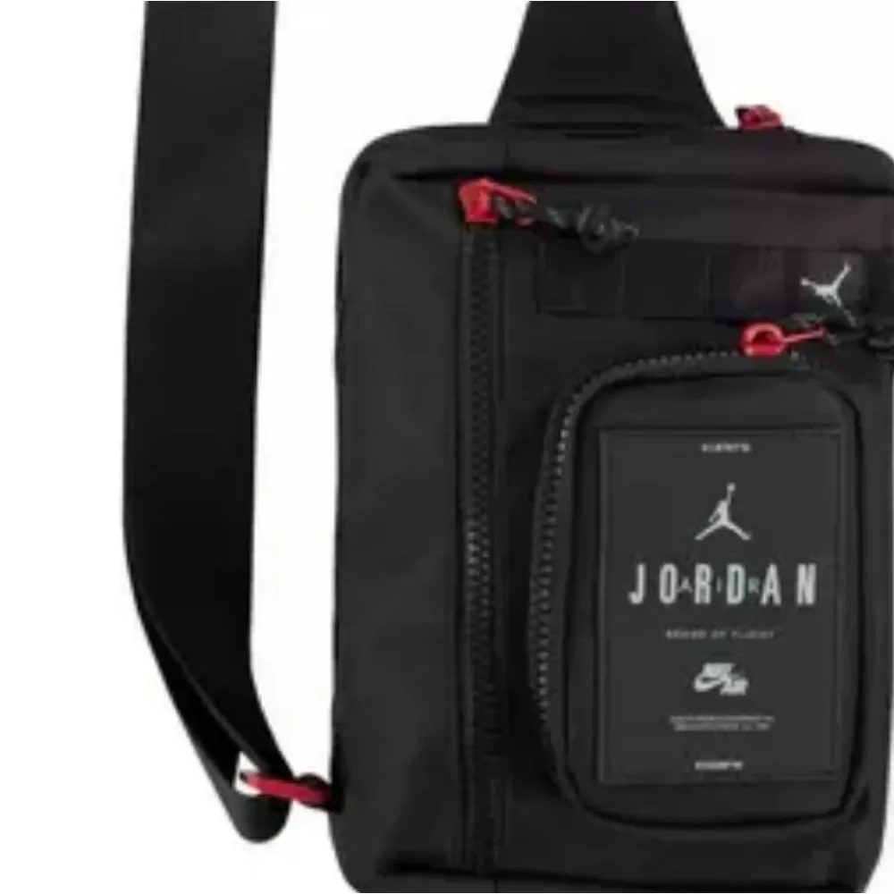 Jordan Hesi Crossbody Bag- Black